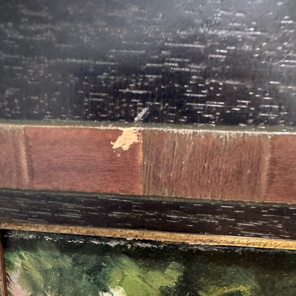 Original Oil Painting of African Women in a Floral Market signed - Picture 4 of 7